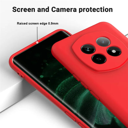 For Realme P2 Pro 5G Case Liquid Silicone Phone Back Cover with Hand Strap