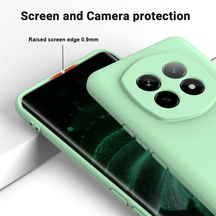 For Realme P2 Pro 5G Case Liquid Silicone Phone Back Cover with Hand Strap