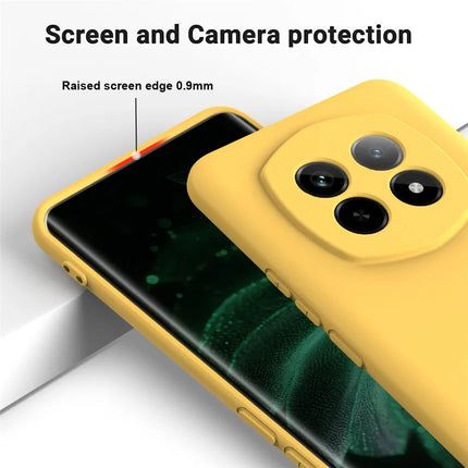 For Realme P2 Pro 5G Case Liquid Silicone Phone Back Cover with Hand Strap