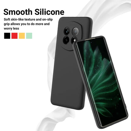 For Realme P2 Pro 5G Case Liquid Silicone Phone Back Cover with Hand Strap