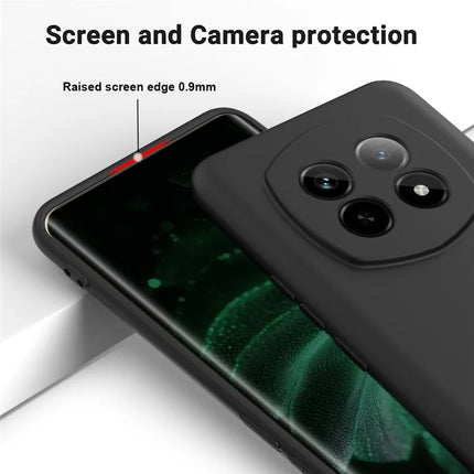For Realme P2 Pro 5G Case Liquid Silicone Phone Back Cover with Hand Strap