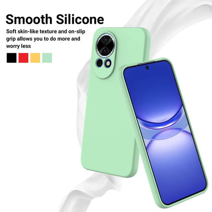 For Huawei nova 13 5G Case Liquid Silicone Phone Back Cover with Hand Strap