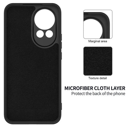 For Huawei nova 13 5G Case Liquid Silicone Phone Back Cover with Hand Strap