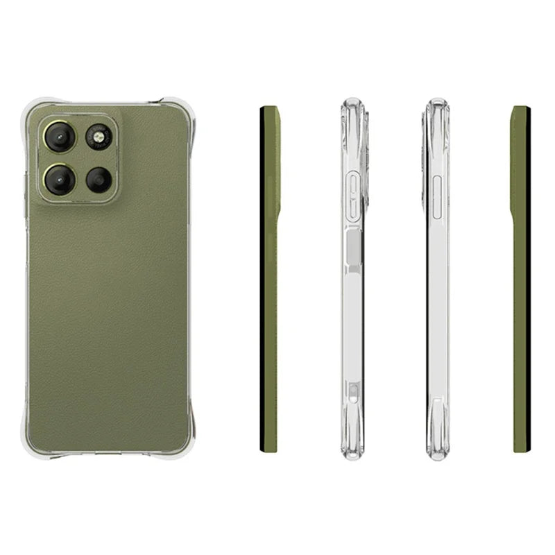 ShopCaseCart Shockproof Premium Motorola Moto G15 4G TPU Phone Protective cover Non Slip Transparent Mobile Phone Guard