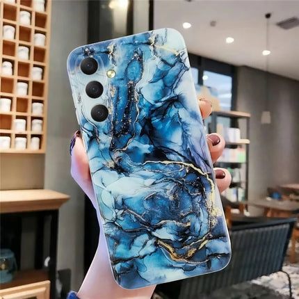 For Samsung Galaxy A36 5G Case Flexible TPU Marble Pattern Phone Cover