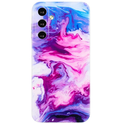 For Samsung Galaxy A56 5G Case Flexible TPU Marble Pattern Phone Cover - Rose
