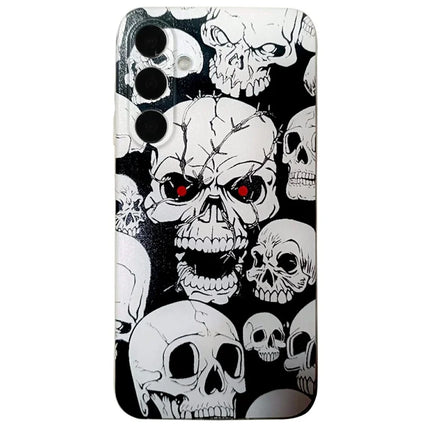 For Samsung Galaxy A26 5G Case Pattern Printing Cell Phone TPU Back Cover - Skull