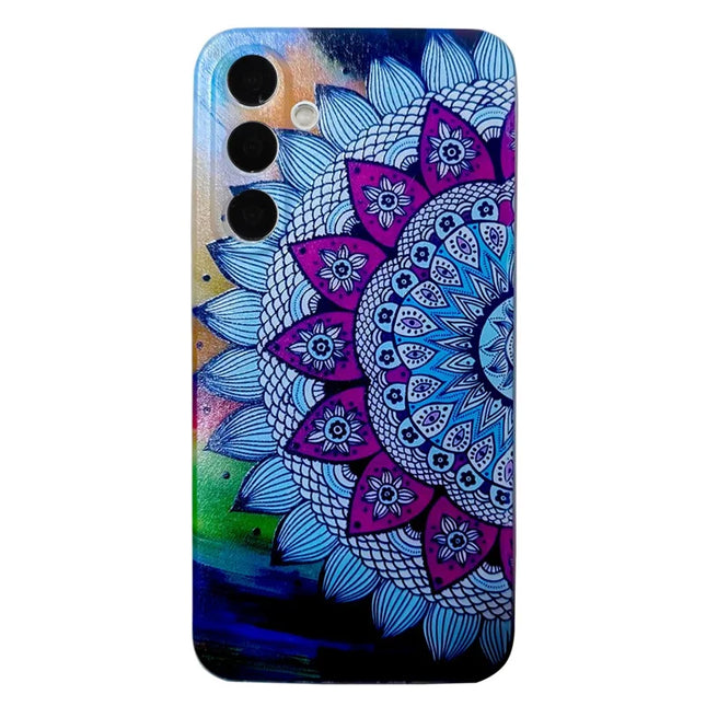 For Samsung Galaxy A36 5G Case Pattern Printing Cell Phone TPU Back Cover - Mandala Flower