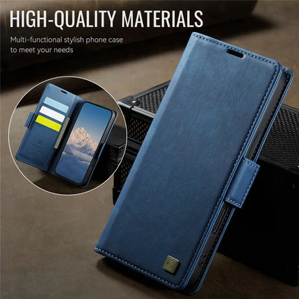 For iPhone 16 Pro Max Case AUTSPACE A11 RFID Blocking Retro Leather Cell Phone Wallet Cover