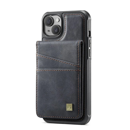 For iPhone 14 Case AUTSPACE A12 Leather Phone Case with Detachable Card Bag