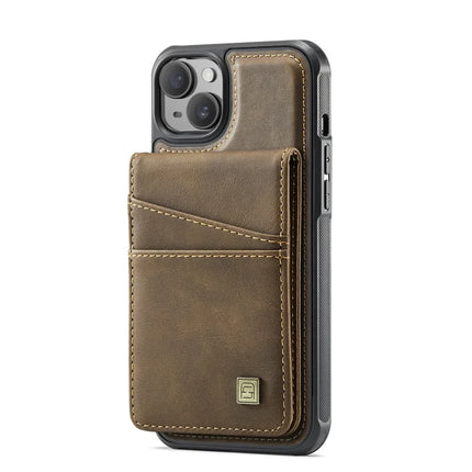 For iPhone 13 6.1 inch Case AUTSPACE A12 Leather Phone Case with Detachable Card Bag
