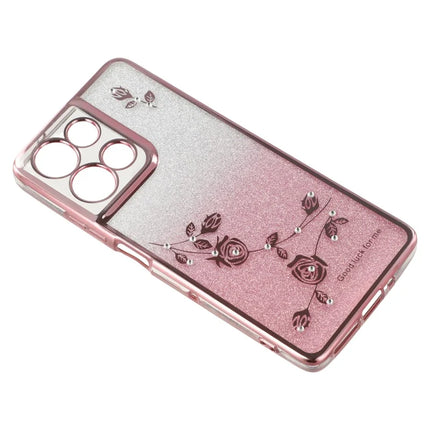KADEM For Motorola Moto G75 5G Case Flower TPU Flexible Gradient Phone Cover