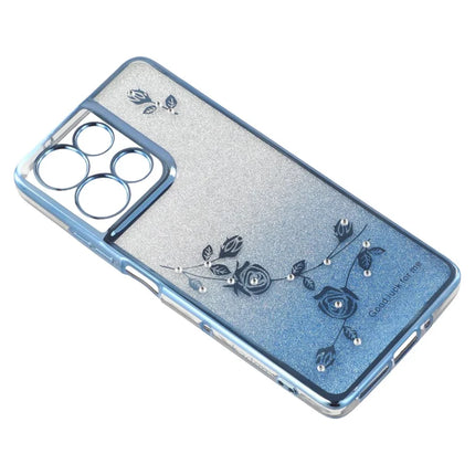 KADEM For Motorola Moto G75 5G Case Flower TPU Flexible Gradient Phone Cover