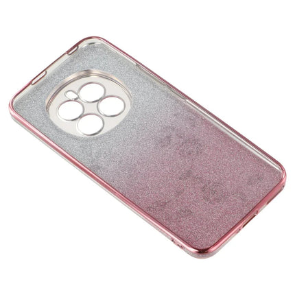 KADEM For Honor Magic7 5G Case Ring Kickstand TPU Flowers Phone Cover Gradient Glitter
