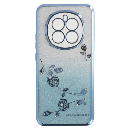 KADEM For Honor Magic7 5G Case Ring Kickstand TPU Flowers Phone Cover Gradient Glitter