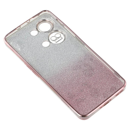 KADEM For OnePlus Ace 2V / Nord 3 5G Case Flower Pattern TPU Gradient Phone Cover with Lanyards