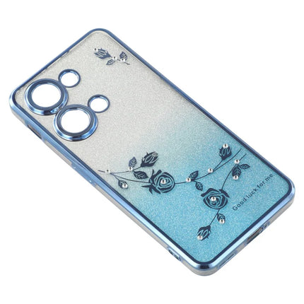KADEM For OnePlus Ace 2V / Nord 3 5G Case Flower Pattern TPU Gradient Phone Cover with Lanyards