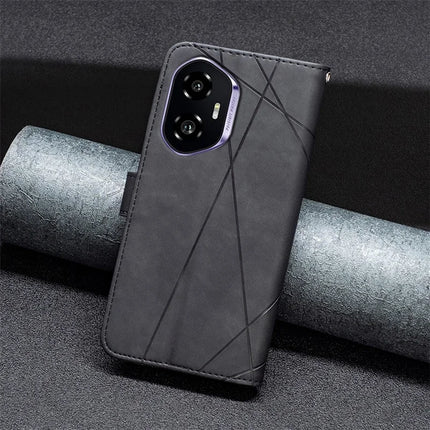 BINFEN COLOR BF05 For Honor 300 Case Leather Phone Cover Wallet Stand