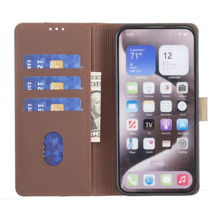 BINFEN COLOR BF33 for Honor 300 Leather Case Splicing Color RFID Blocking