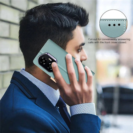 BINFEN COLOR BF33 for Honor 300 Leather Case Splicing Color RFID Blocking