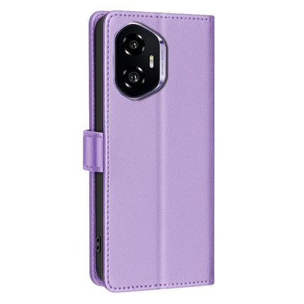 BINFEN COLOR BF32 For Honor 300 Leather Case Wallet RFID Blocking Phone Cover