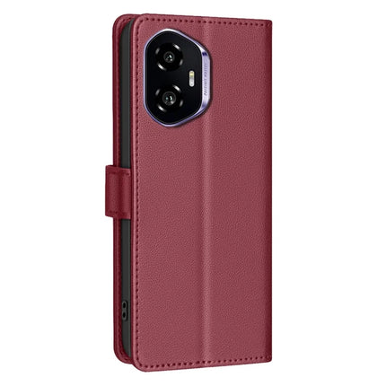BINFEN COLOR BF32 For Honor 300 Leather Case Wallet RFID Blocking Phone Cover
