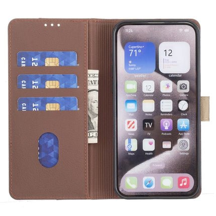 BINFEN COLOR BF33 for Honor 300 Pro / 300 Ultra Leather Case Splicing Color RFID Blocking