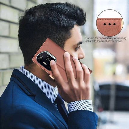 BINFEN COLOR BF33 for Honor 300 Pro / 300 Ultra Leather Case Splicing Color RFID Blocking