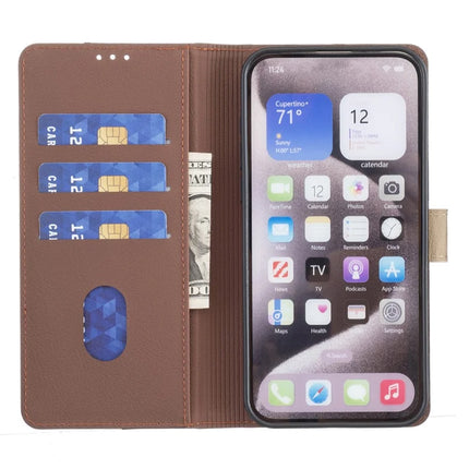 BINFEN COLOR BF33 for Realme C75 Leather Case Splicing Color RFID Blocking