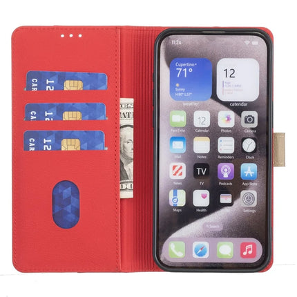 BINFEN COLOR BF33 for Realme C75 Leather Case Splicing Color RFID Blocking