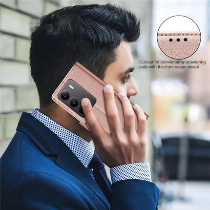 BINFEN COLOR BF32 For Realme C75 Leather Case Wallet RFID Blocking Phone Cover