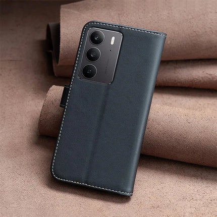BINFEN COLOR BF17 For Realme C75 Case Wallet Folio Flip Leather Cover