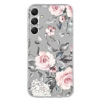 Grey Background Flowers