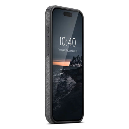 SUTENI G2 For iPhone 16 Pro Max Case Compatible with MagSafe Kickstand Denim Texture Leather Back Cover