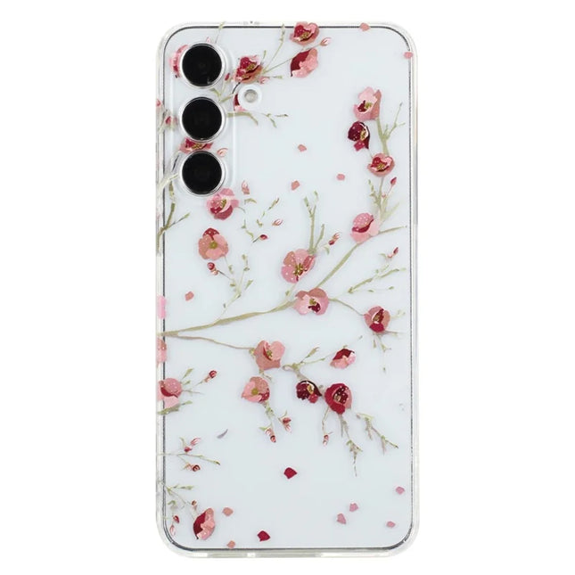 For Samsung Galaxy A56 5G Case Soft TPU Phone Back Cover Pattern Printing - Flower