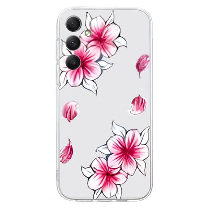 For Samsung Galaxy A56 5G Case Soft TPU Phone Back Cover Pattern Printing - Sakura