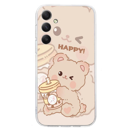 For Samsung Galaxy A56 5G Case Soft TPU Phone Back Cover Pattern Printing - Bear
