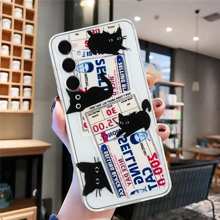 For Samsung Galaxy A36 5G Case Soft TPU Phone Back Cover Pattern Printing