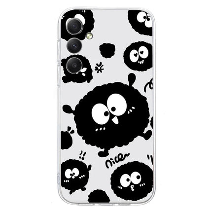 For Samsung Galaxy A36 5G Case Soft TPU Phone Back Cover Pattern Printing - Black Eyeball