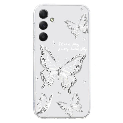 For Samsung Galaxy A36 5G Case Soft TPU Phone Back Cover Pattern Printing - Butterfly