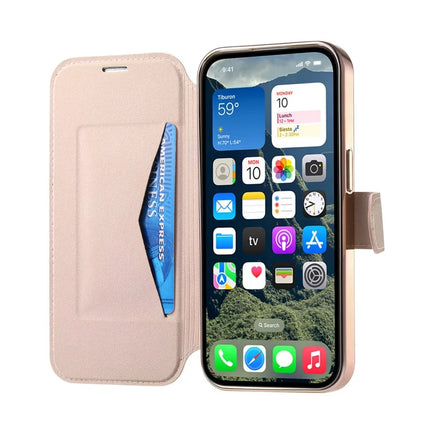 For iPhone 13 Pro Max Case Compatible with MagSafe Detachable Leather Phone Cover with Lens Film