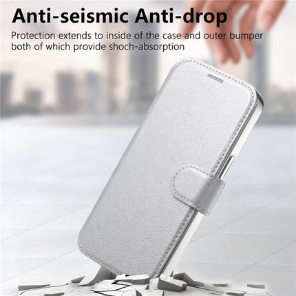 For iPhone 14 Case Compatible with MagSafe Detachable Leather Phone Cover with Lens Film