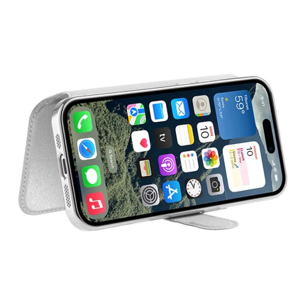 For iPhone 15 Pro Max Case Compatible with MagSafe Detachable Leather Phone Cover with Lens Film