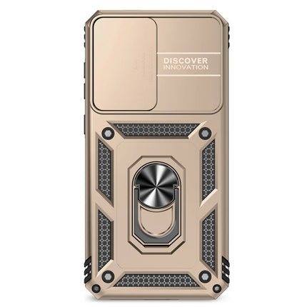 For Samsung Galaxy A36 5G Case PC + TPU Phone Cover with Lens Protection Kickstand