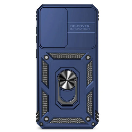 For Samsung Galaxy A36 5G Case PC + TPU Phone Cover with Lens Protection Kickstand