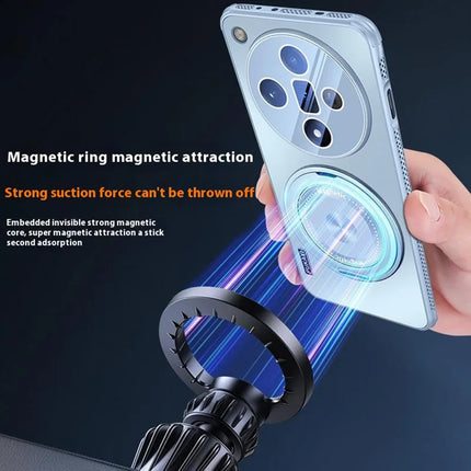 For Oppo Find X7 5G Case Compatible with MagSafe Kickstand TPU PC Heat Dissipation Phone Cover