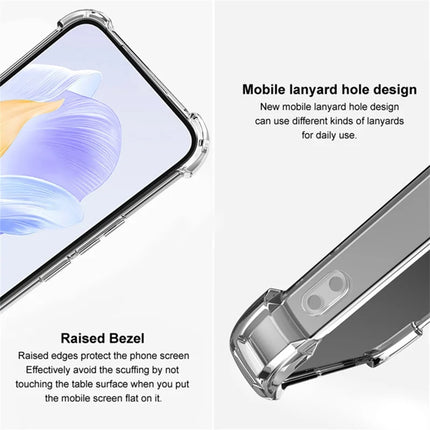 IMAK UX-4 Series For Honor 300 Ultra Case Straight Frame Four Corner Shockproof Clear TPU Cover