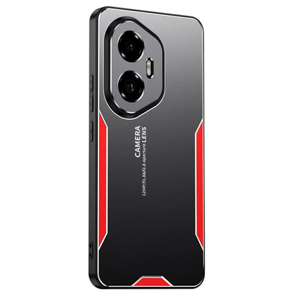 For Honor 300 Phone Case Aluminium Alloy TPU PC Back Cover - Red