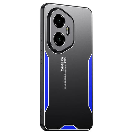 For Honor 300 Phone Case Aluminium Alloy TPU PC Back Cover - Blue