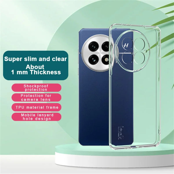 ShopCaseCart Shockproof Slim OnePlus 13 Protective cover Impact-resistant TPU Clear Streamlined Phone Back Guard